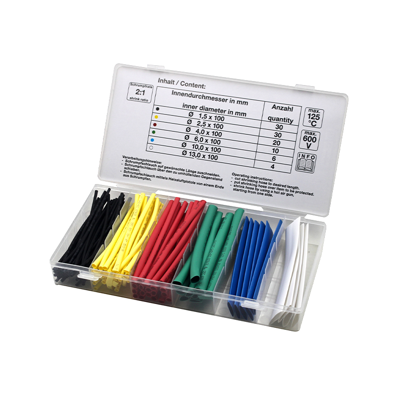 100pc Heat Shrink Tubing Assortment