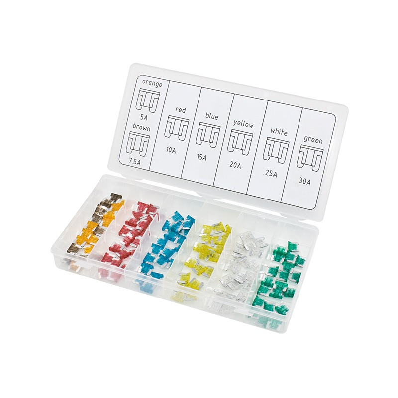 120pc Low Profile Mini Blade Fuse Assortment